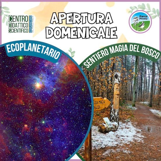 Apertura domenicale EcoPlanetario