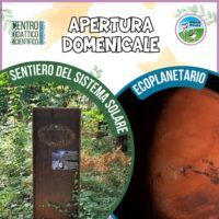 Apertura domenicale EcoPlanetario 26 gen