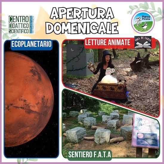 Apertura domenicale EcoPlanetario