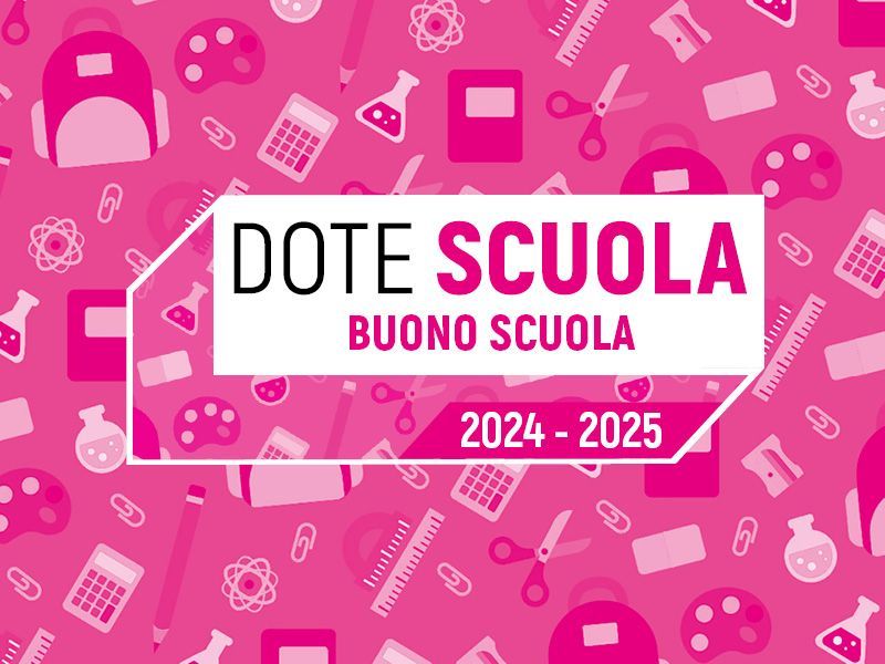 Dote Scuola Buono Scuola 2024/2025