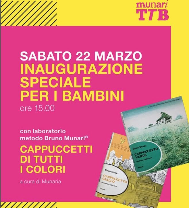 Mostra Bruno Munari e il progetto della collana Tantibambini