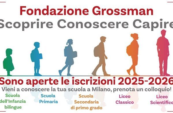 Scuole Fondazione Grossman iscrizioni aperte per l’anno scolastico 25/26