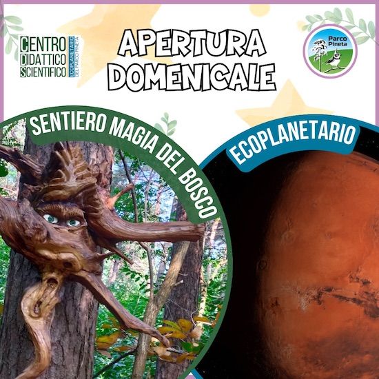 Apertura domenicale EcoPlanetario