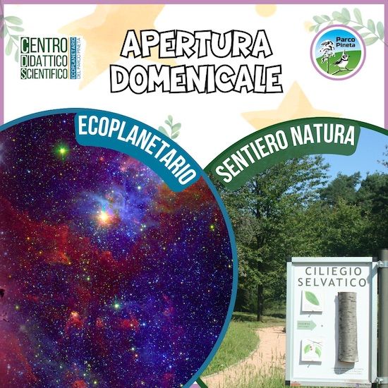 Apertura domenicale EcoPlanetario